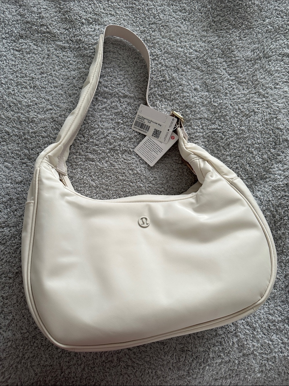 lululemon athletica Ivory Crescent Shoulder Bag